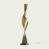 wisted Column Garden Bronze Sculpture on a white background